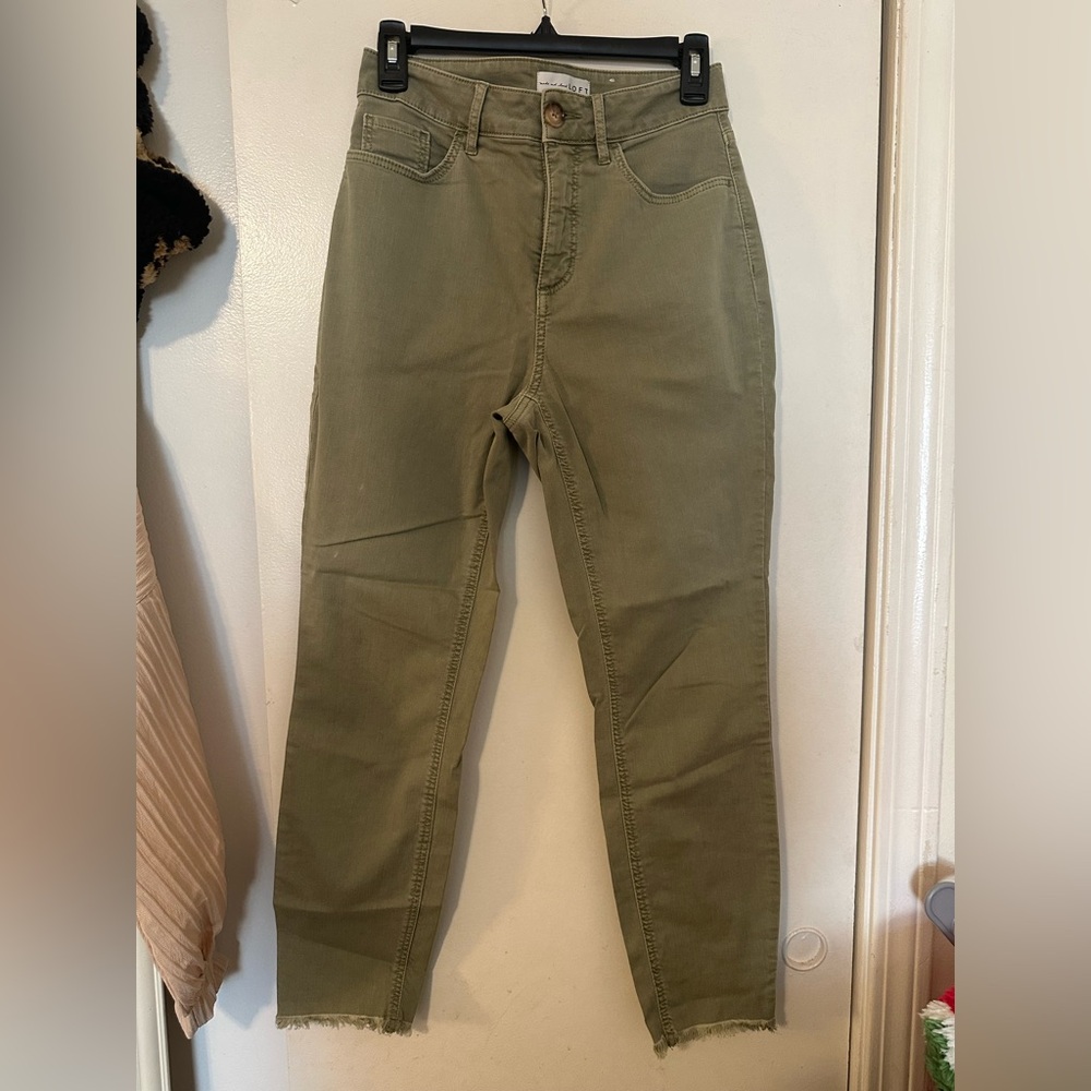 Curvy High Waist Skinny Crop Pant